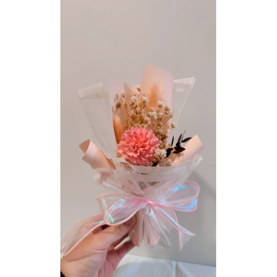 迷你索拉花束-冰透康乃馨