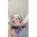 波波球小熊花束-26公分紫色