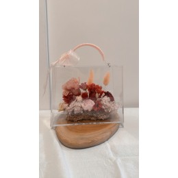 永生康乃馨手提花盒