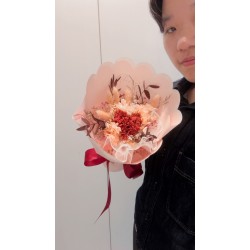 中型永生花束-母愛